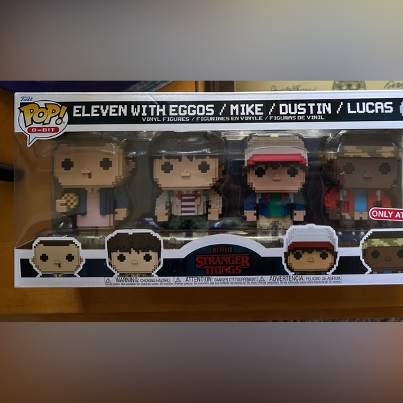 POP Stranger Things in Minecraft design Collection NWT Eleven With Eggos - Picture 15 of 15